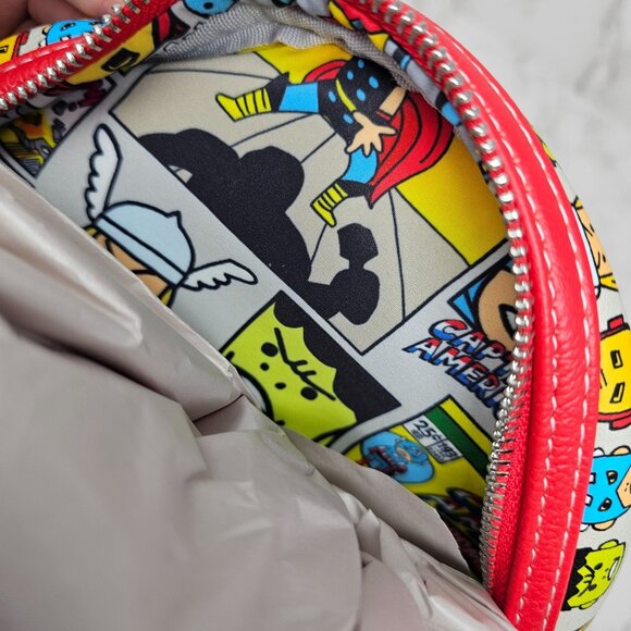 NWT Disney Marvel the Avengers Loungelfy Mini Backpack - Picture 5 of 5